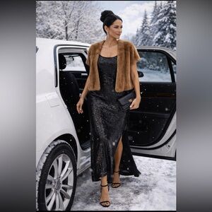 Vintage Mink Stole Coat Wrap . Vintage Mink Stole Fur Holt Renfrew.